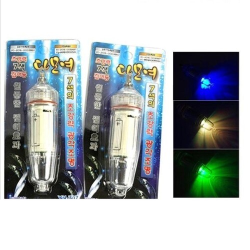 바다낚시피싱 LED 집어등 갈치 오징어 야간 수중 7색 집어램프정수조리기, hauscook_cooker